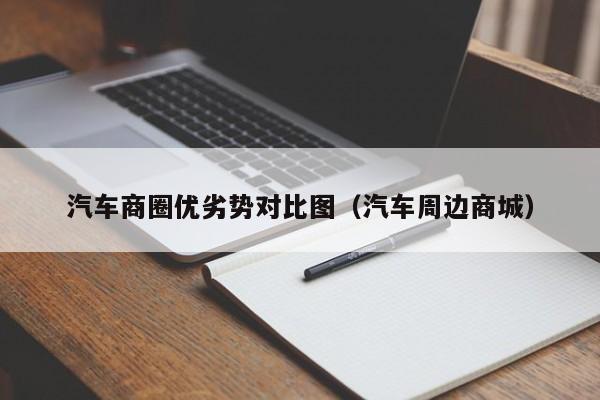 汽车商圈优劣势对比图（汽车周边商城）