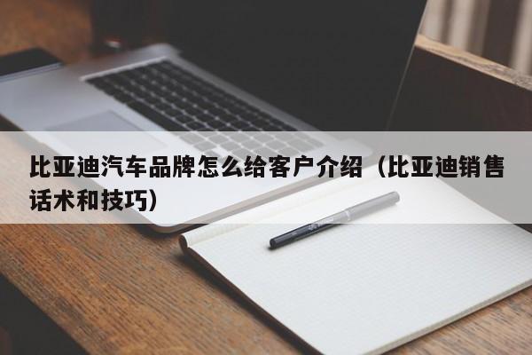 比亚迪汽车品牌怎么给客户介绍（比亚迪销售话术和技巧）