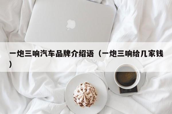 一炮三响汽车品牌介绍语（一炮三响给几家钱）